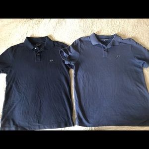 Vineyard Vines Mens Sz S polo shirts set of 2
